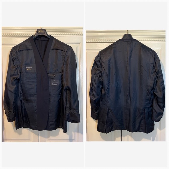 Ermenegildo Zegna Blazer Men 42S High Performance Australian Wool Gold Woolmark - Picture 3 of 8